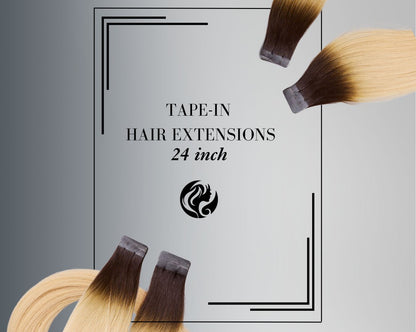 TAPE-IN 24" Hair Extensions All Natural